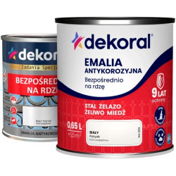 Емаль антикорозійна Dekoral жовтий глянець 0.65л