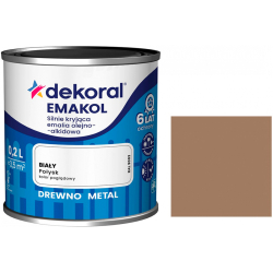 Емаль алкідна Dekoral Emakol світла кава глянець 0,2л