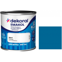 Емаль алкідна Dekoral Emakol лазуровий глянець 0,2л