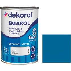 Емаль алкідна Dekoral Emakol лазуровий глянець 0,9л