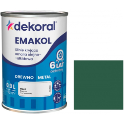 Емаль алкідна Dekoral Emakol зелене листя глянець 0,9л