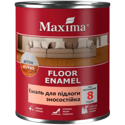 Емаль алкідна для підлог Maxima Floor Enamel ПФ-266 жовто-коричнева глянцева 0.7л