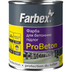 Фарба акрилова для бетонної підлоги Farbex ProBeton біла матова 2.8кг