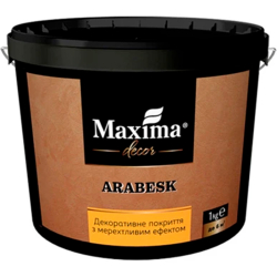 Декоративне покриття з мерехтливим ефектом Arabesk Maxima Decor 1кг