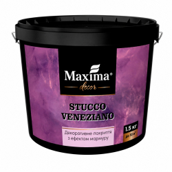 Декоративное покрытие с эффектом мрамора (венецианская штукатурка) Stucco Veneziano Maxima Decor 1.5кг
