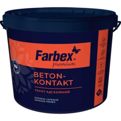 Ґрунт адгезійний “Бетон-контакт“ Farbex білий 7кг