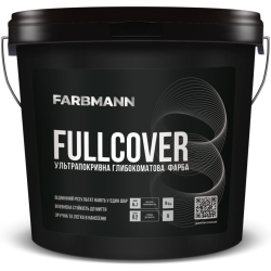 Фарба інтер’єрна акрилова Farbmann Fullcover ультрапокривна глибокоматова База А біла 2.7л