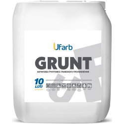 Ґрунтовка акрилова глибокопроникна Ufarb Grunt прозора 10л