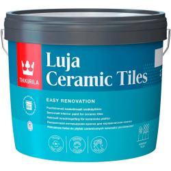 Фарба інтер'єрна акрилова Tikkurila Luja Ceramics Tiles напівматова для керамічної плитки База А біла 2.7 л