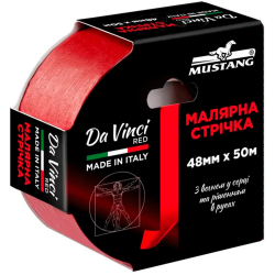 Малярна стрічка Mustang Da Vinci Red 48мм 50м