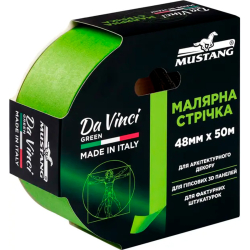 Малярна стрічка для фактурних штукатурок Mustang Da Vinci Green 48мм 50м