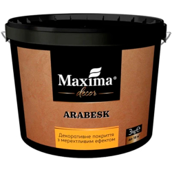Декоративне покриття з мерехтливим ефектом Arabesk Maxima Decor 3кг