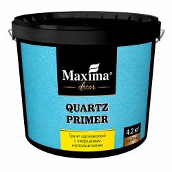 Грунт адгезионный с кварцевым наполнителем Quartz Primer Maxima Decor 4.2кг
