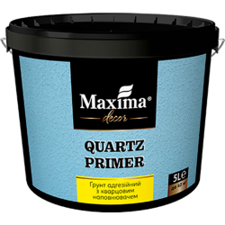 Ґрунт адгезійний з кварцовим наповнювачем Quartz Primer Maxima Decor 7кг