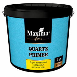 Грунт адгезионный с кварцевым наполнителем Quartz Primer Maxima Decor 7кг