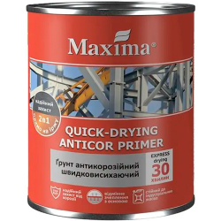 Ґрунт Maxima антикорозійний швидковисихаючий сірий матовий 0.9кг