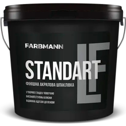 Шпаклівка фінішна акрилова інтер'єрна Farbmann Standart LF 17кг