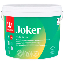 Фарба інтер’єрна акрилова Tikkurila Joker шовковисто-матова для стін та стель База А біла 2.7л