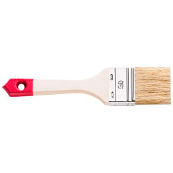 Пензель плоский Hardy серія 40, натуральна сіра щетина китайскої свині, 1"