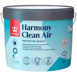 Фарба інтер'єрна акрилова Tikkurila Harmony Clean Air глибокоматова для стін та стель База А біла 9л