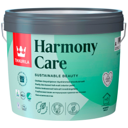 Фарба інтер'єрна акрилова Tikkurila Harmony Care глибокоматова для стін База А біла 2.7л