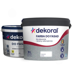 Фарба фасадна акрилова Dekoral DO FASAD матова База A біла 3л