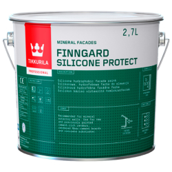 Фарба фасадна силіконова TIKKURILA Finngard Silicone Protect глибокоматова База A біла 2.7л