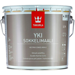 Фарба латексна для цоколя TIKKURILA Yki матова База А біла 2.7л