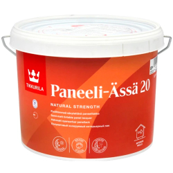 Лак панельний акриловий TIKKURILA Paneeli-Assa 20 напівматовий База EP прозорий 2.7л
