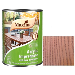 Імпрегнат акриловий глибокого проникнення Maxima Acrylic Impregnate тик натуральний матовий 0.75л