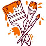 Пензлі малярні та щітки